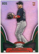 2019 Panini Chronicles Certified Green #32 Michael Chavis