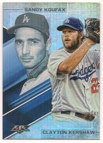 2019 Topps Fire Lasting Legacies #LL-1 Clayton Kershaw|Sandy Koufax
