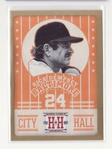 2013 Panini Hometown Heroes City Hall Gold #CH8 Rick Dempsey