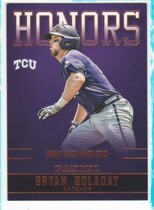 2016 Panini TCU Horned Frogs Honors #BH-TCU Bryan Holaday