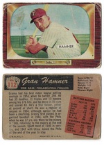 1955 Bowman Base Set #112 Gran Hamner