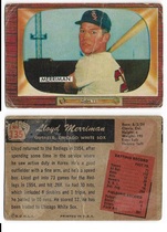 1955 Bowman Base Set #135 Lloyd Merriman