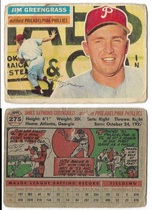 1956 Topps Base Set #275 Jim Greengrass