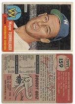 1953 Topps Base Set #159 Wayne Terwilliger
