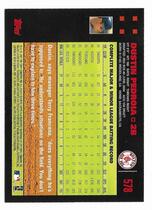 2007 Topps Red Letters Series 2 #578 Dustin Pedroia