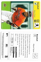 2005 Leaf Sportscasters 30 Yellow Throwing-Glove #29 Miguel Tejada