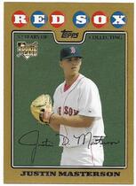 2008 Topps Update Gold Border #UH20 Justin Masterson