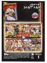 2007 Topps Opening Day Puzzle #P8 Johan Santana