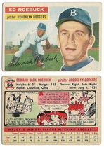 1956 Topps Base Set #58 Ed Roebuck