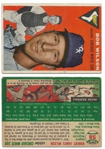 1954 Topps Base Set #58 Bob Wilson