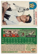 1954 Topps Base Set #97 Jerry Lane