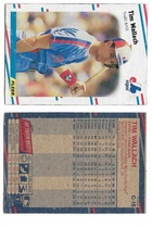 1988 Fleer Box Panels #15 Tim Wallach