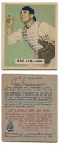 1949 Bowman Base Set #113 Ray Lamanno