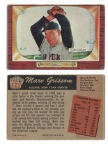 1955 Bowman Base Set #123 Marv Grissom