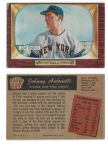 1955 Bowman Base Set #124 Johnny Antonelli