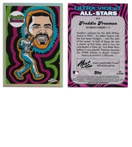 2023 Topps Chrome Ultraviolet All-Stars #UV-6 Freddie Freeman