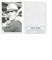 1969 Topps Deckle Inserts #21 Pete Rose
