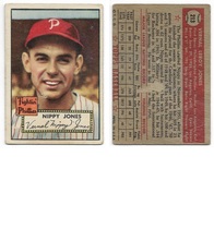 1952 Topps Base Set #213 Nippy Jones
