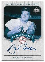 2003 Upper Deck Yankees Signature Pride of New York Autos #PN-JB Jim Bouton