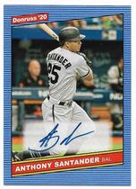 2020 Donruss Retro 1986 Signatures #72 Anthony Santander