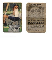 1952 Bowman Base Set #45 Johnny Pesky