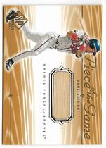 2001 SP Game Bat Edition Piece of the Game #RF Rafael Furcal