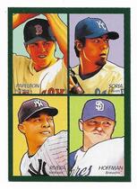 2009 Upper Deck Goudey 4-In-1 Green #35-15 Jorge Posada|Jonathan Papelbon