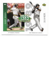 2002 Upper Deck Authentics 1989 Flashbacks #F7 Barry Bonds