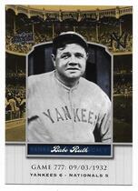 2008 Upper Deck Yankee Stadium Legacy Collection 501-1000 #777 Babe Ruth