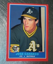 1987 Fleer Hottest Stars #9 Jose Canseco