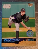 2008 Stadium Club First Day Issue Unnumbered #120 Greg Reynolds