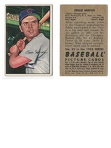 1952 Bowman Base Set #32 Eddie Miksis