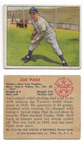 1950 Bowman Base Set #12 Joe Page