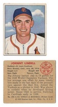 1950 Bowman Base Set #209 Johnny Lindell