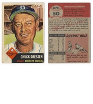 1953 Topps Base Set #50 Chuck Dressen