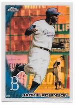 2010 Topps Chrome Wrapper Redemption Refractors #224 Jackie Robinson