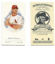 2006 Topps Allen & Ginter Mini A and G Back #1 Albert Pujols
