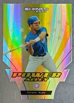 2005 Donruss Power Alley Yellow Die Cut #20 Moises Alou