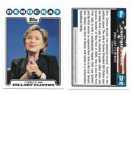 2008 Topps Campaign 2008 #C08-HC Hillary Clinton