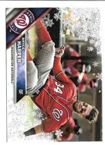 2016 Topps Walmart Holiday Metallic Snowflake #HMW110 Bryce Harper