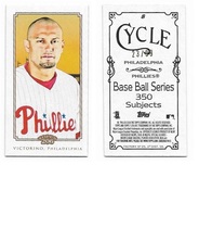 2010 Topps 206 Mini Cycle #8 Shane Victorino