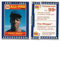 1986 Burger King All-Pro #17 Dwight Gooden