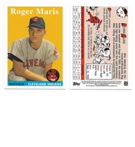 2010 Topps Update Cards Your Mom Threw Out Original Back #CMT123 Roger Maris