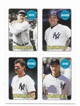 2013 Topps Archives Four-In-One #69S-RJMJ Babe Ruth|Derek Jeter|Don Mattingly|Reggie Jackson