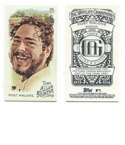 2019 Topps Allen & Ginter Mini A&G Logo Back #176 Post Malone