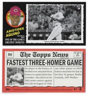 2020 Topps Heritage 1971 Topps Greatest Moments Box Topper #50 Aristides Aquino