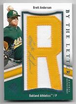 2009 SP Authentic By The Letter Rookie Signatures #BA-R Brett Anderson
