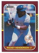 1987 Donruss Opening Day #248 Rickey Henderson