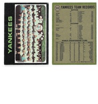 1971 Topps Base Set #543 Yankees Team Card