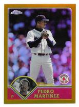 2003 Topps Chrome Gold Refractors Series 2 #283 Pedro Martinez